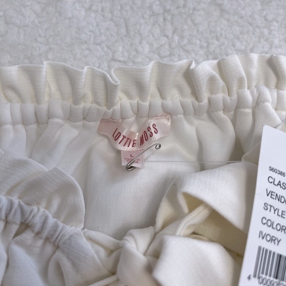 lottie moss pacsun milkmaid tie front bustier top - Picture 9 of 13